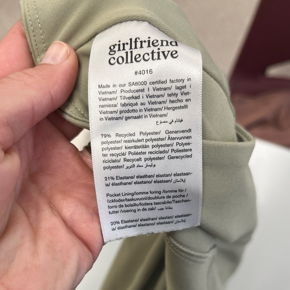 GIRLFRIEND COLLECTIVE Matcha Compressive High-Rise Legging - Picture 6 of 10